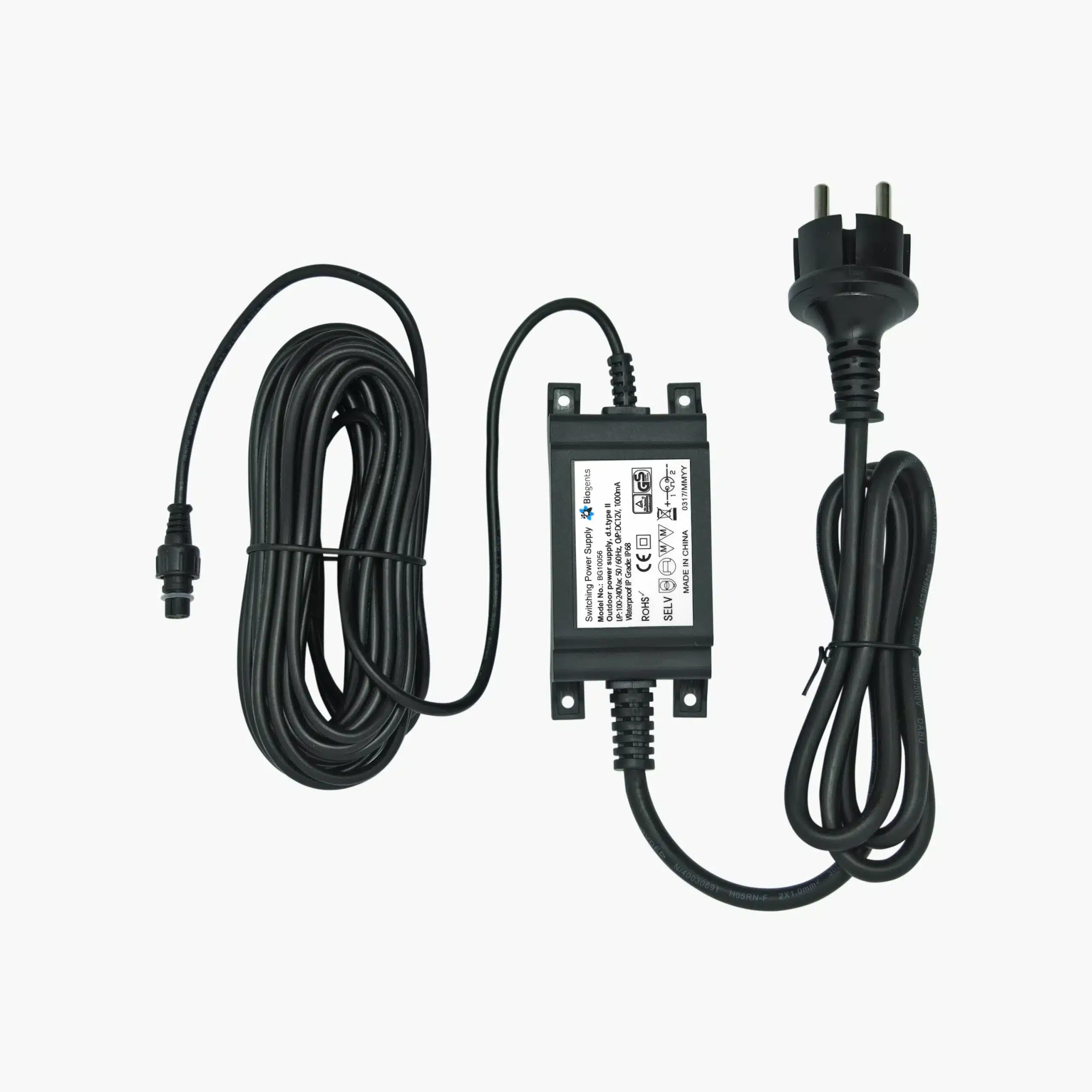 ספק כח 12V מקורי, כולל כבל 7 מ', למלכודת טיגריס אסייתי (דגם חדש)